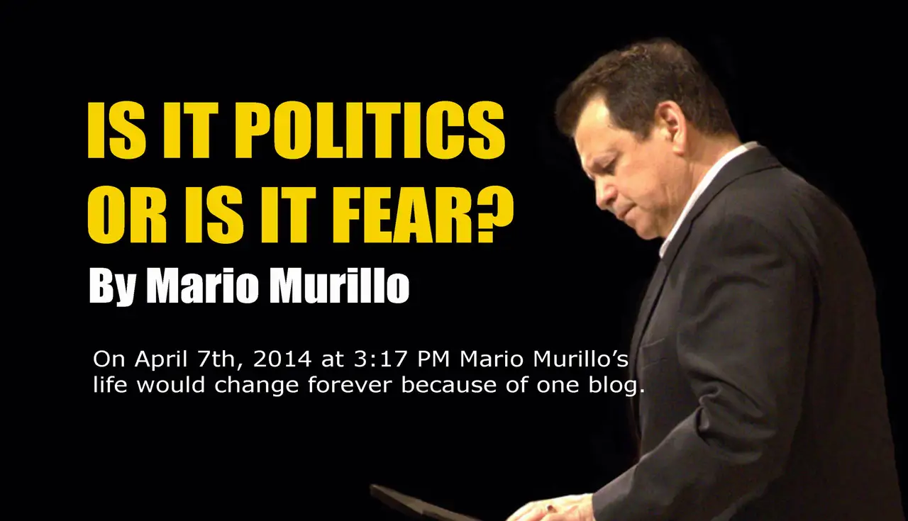 The blog that did it : Is it politics or is it fear? featured image